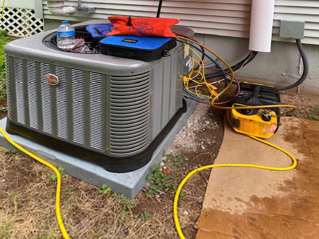 Outside Central Air Conditioning Unit Replacement