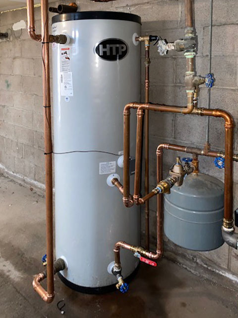 Extra Large Hot Water Heater Installation